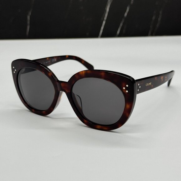 NEW CELINE CL40295F 52A HAVANA GRAY WOMEN SUNGLASSES CELINE - Picture 3 of 13